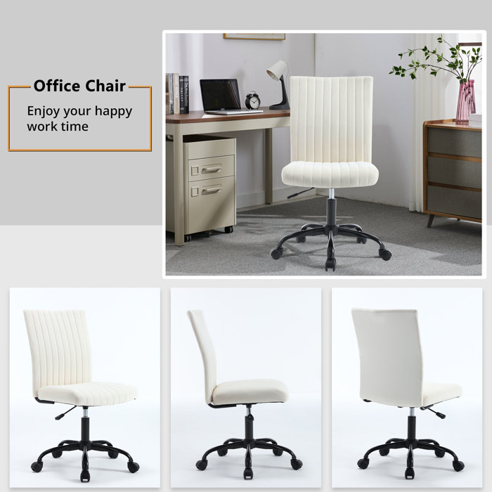 Ebern Designs Hupp Velvet Task Chair & Reviews Wayfair